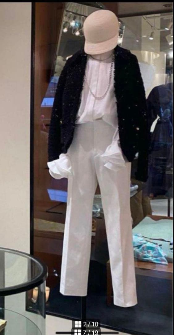 新品☆2023SSドゥロワー 3Dツイードニットジャケット