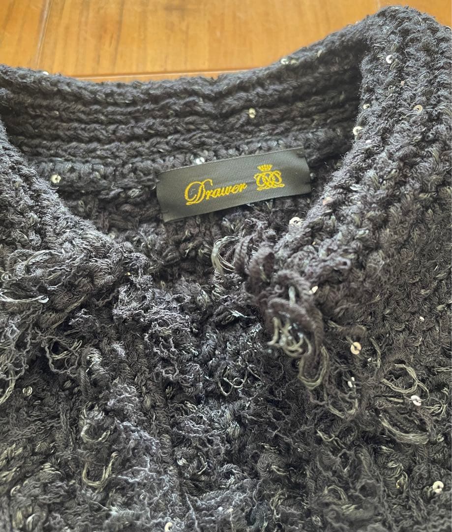 新品☆2023SSドゥロワー 3Dツイードニットジャケット