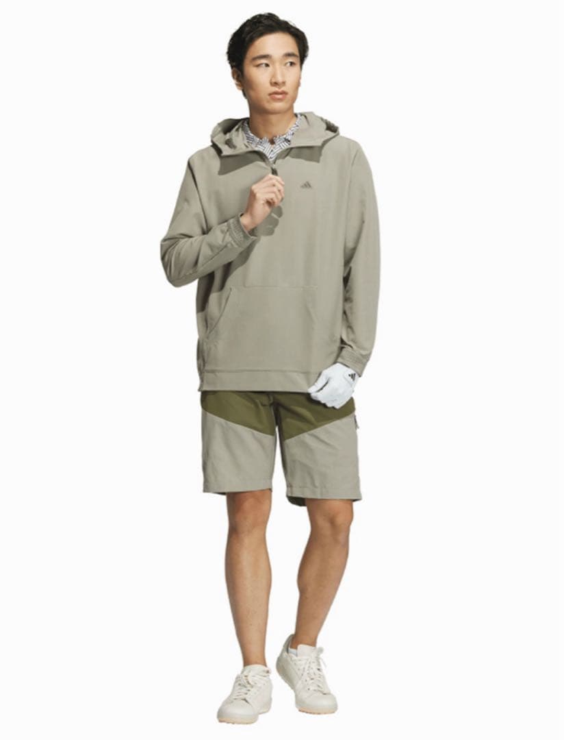 ✨週末限定価格✨新品アディダスゴルフ　撥水 長袖アノラックフーディージャケット