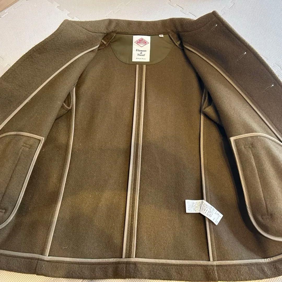DANTON ウールピーコート サイズ40 オリーブ