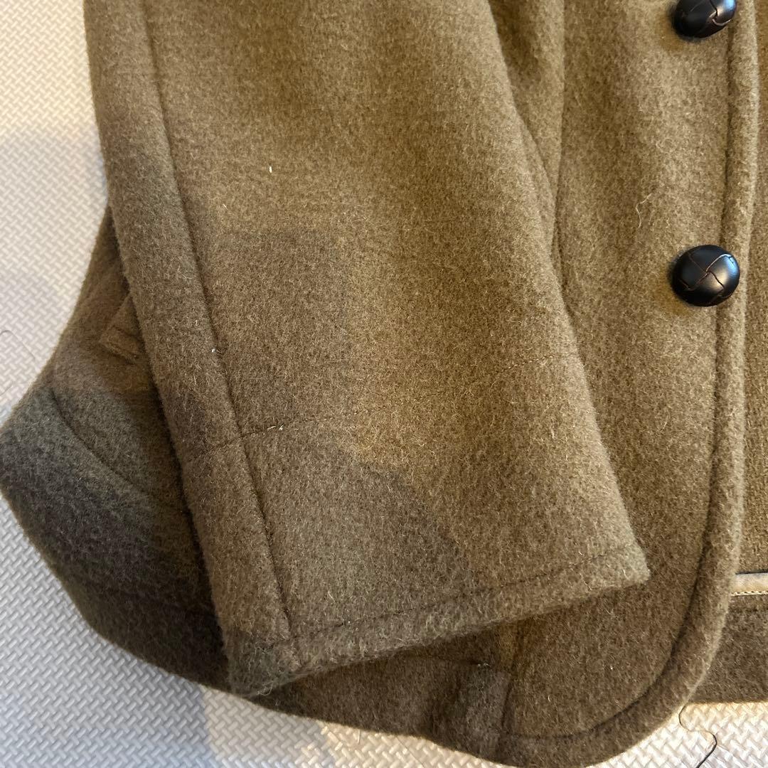 DANTON ウールピーコート サイズ40 オリーブ