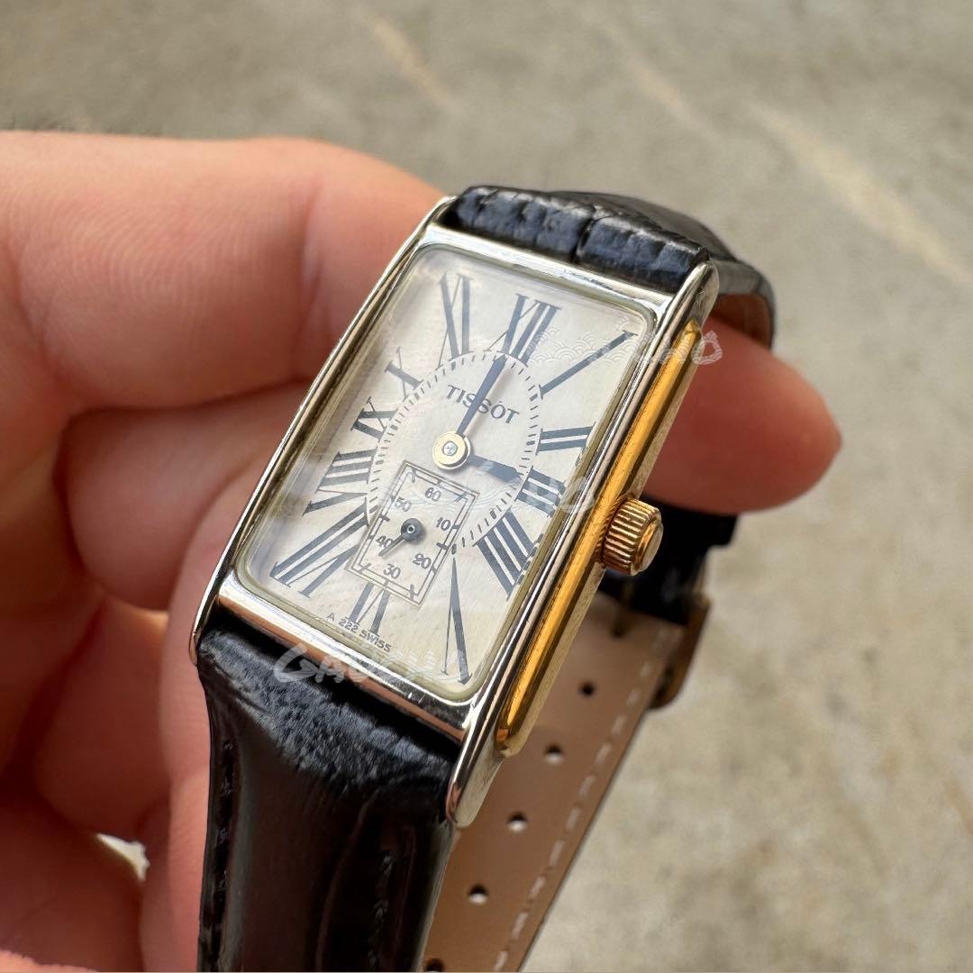 【新品電池】Tissot レクタンギュラー スクエア ヴィンテージ tank