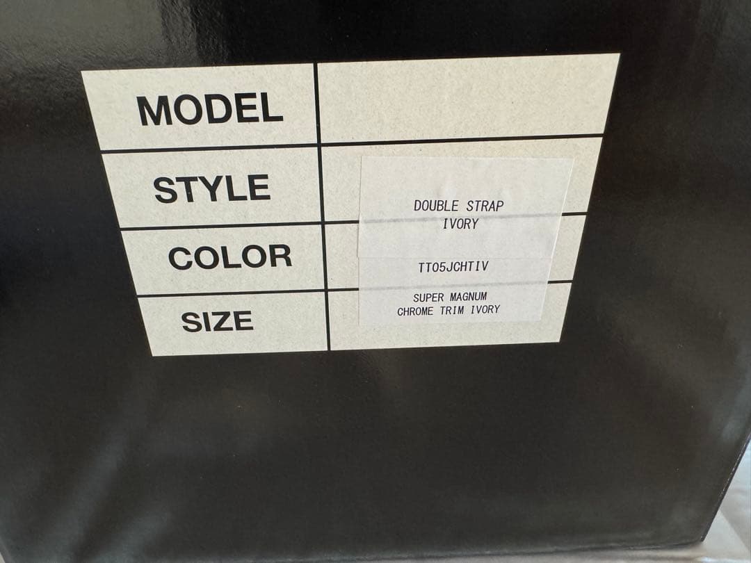 TT&CO スーパーマグナム　クローム　トリム　アイボリー　ダブルストラップ