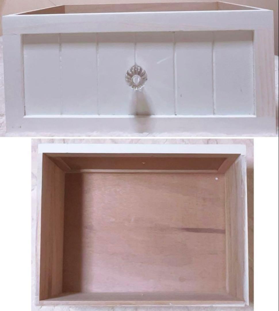 ♡SALE♡ シャビー調 チェスト5段 衣類収納 ホワイト アンティーク風