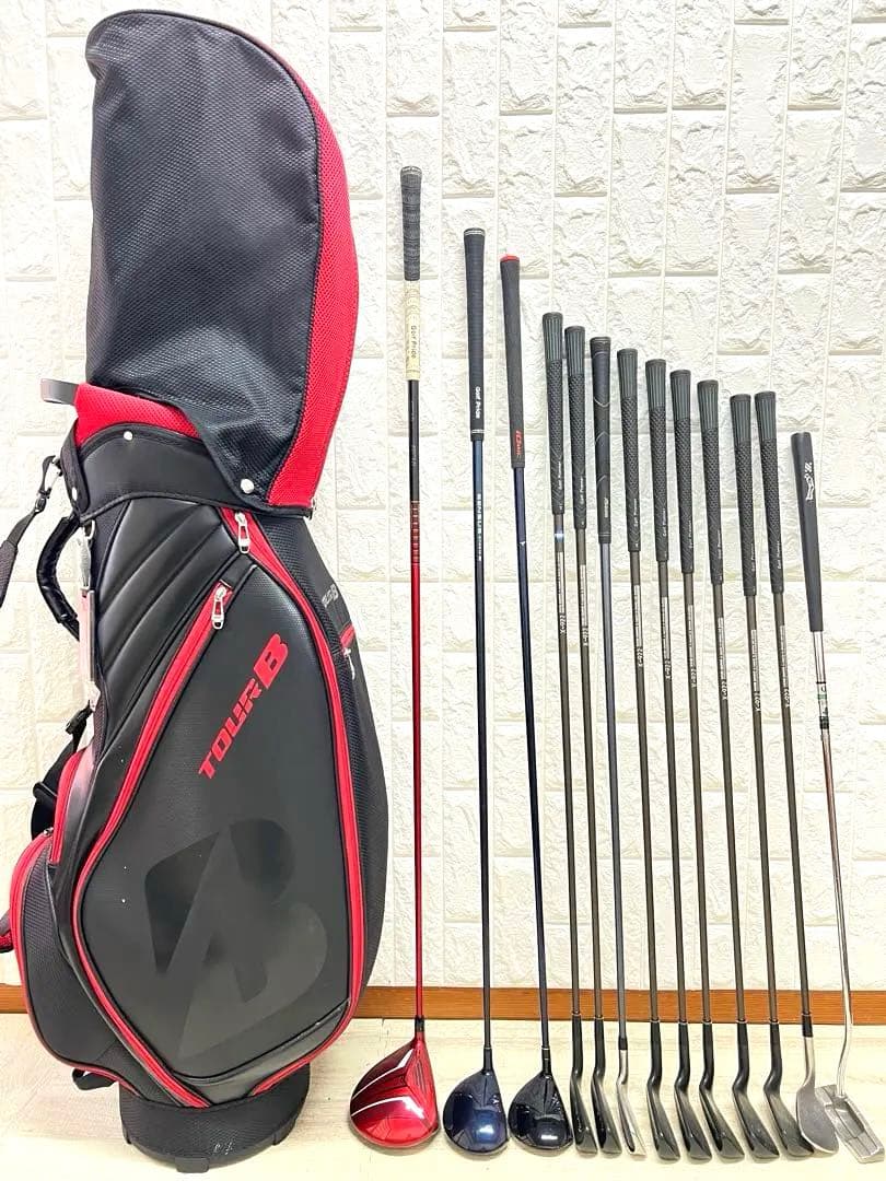 初心者おすすめ メンズ ゴルフクラブセット ブリヂストンキャディバック付