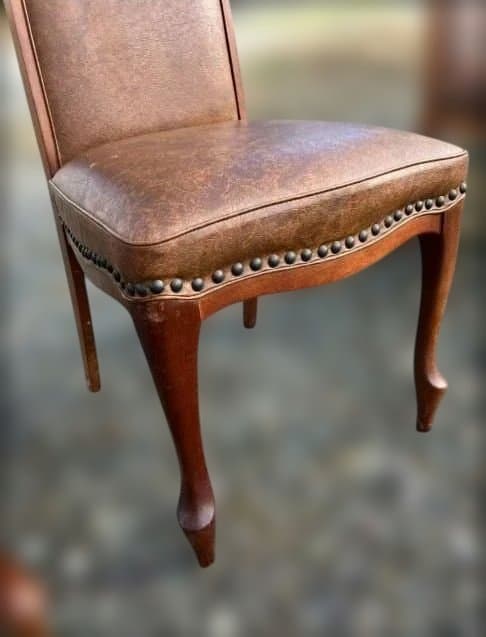 マルニ 猫脚 レザーチェア maruni ③ ハイバック オールド レトロ