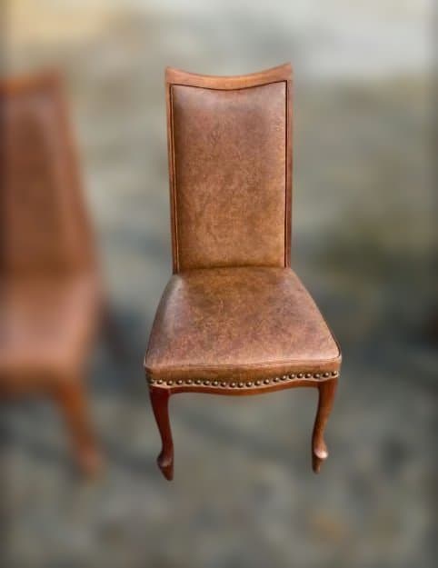 マルニ 猫脚 レザーチェア maruni ③ ハイバック オールド レトロ