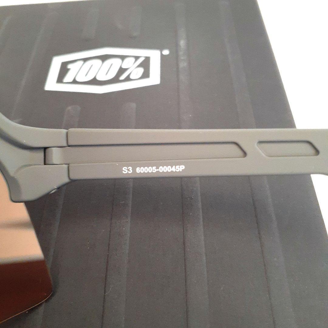 新モデル 100% S3 グレイ コッパー ワンハンドレッド サングラス