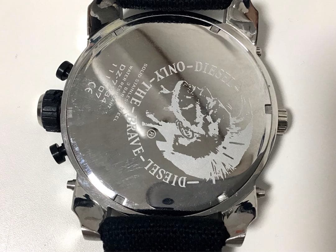 【DIESEL】 トリプルタイム　腕時計 DZ7234 稼働品【中古】