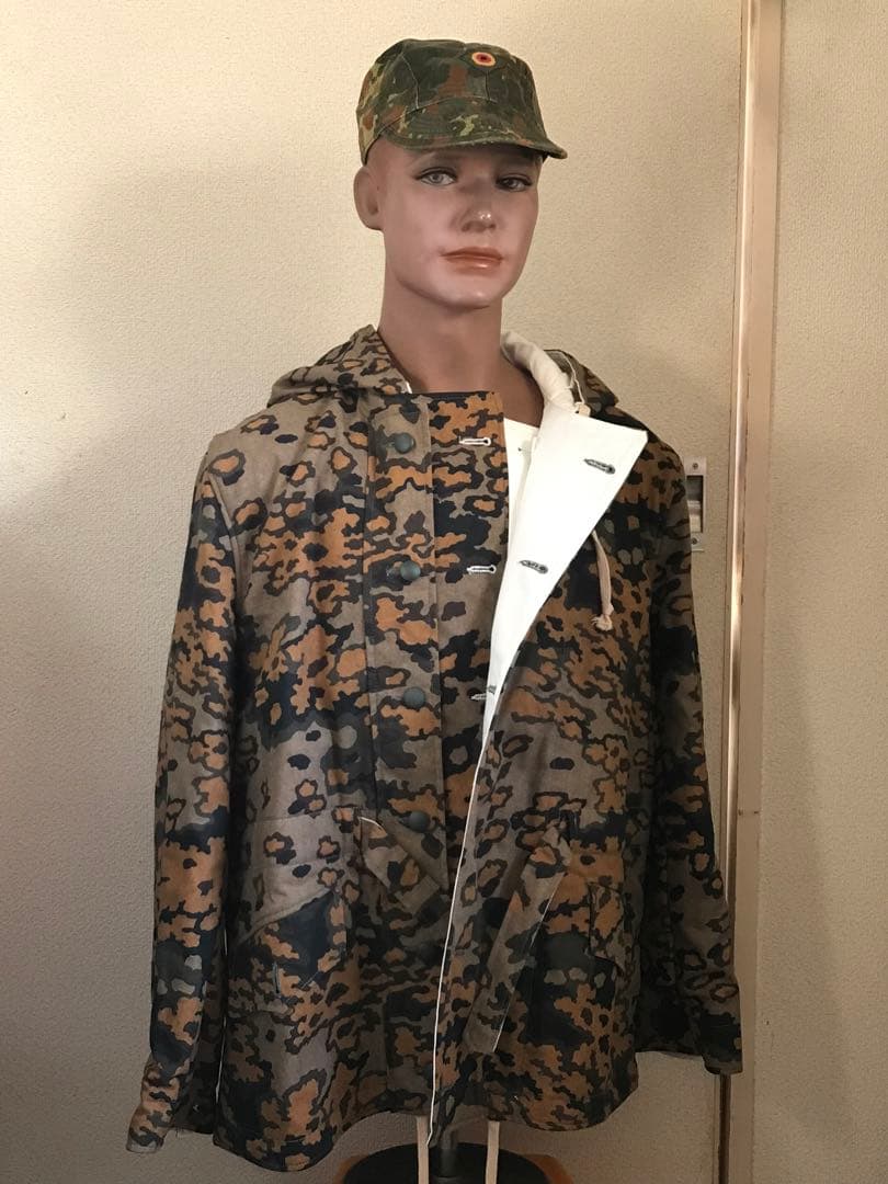 【精密複製】WWⅡドイツ軍／冬季用迷彩ジャケット(リバーシブル)