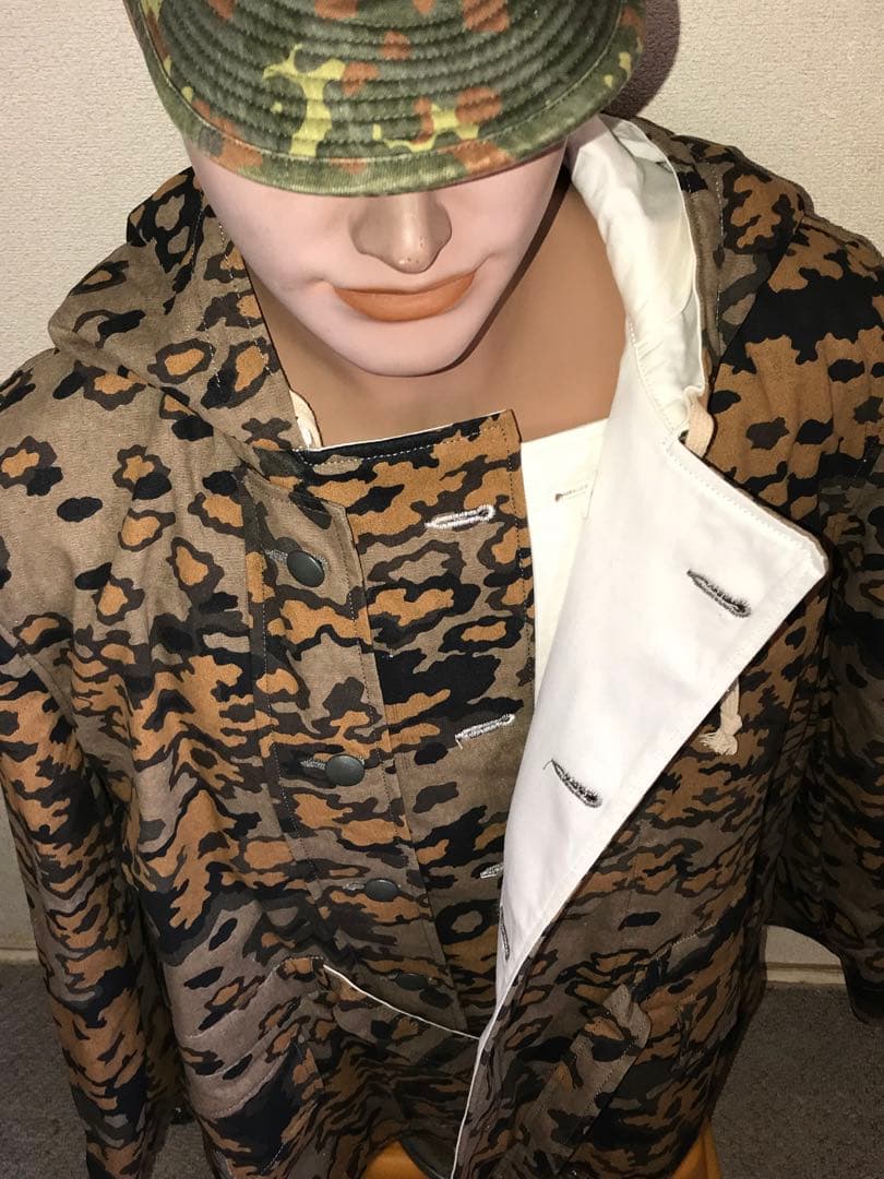 【精密複製】WWⅡドイツ軍／冬季用迷彩ジャケット(リバーシブル)