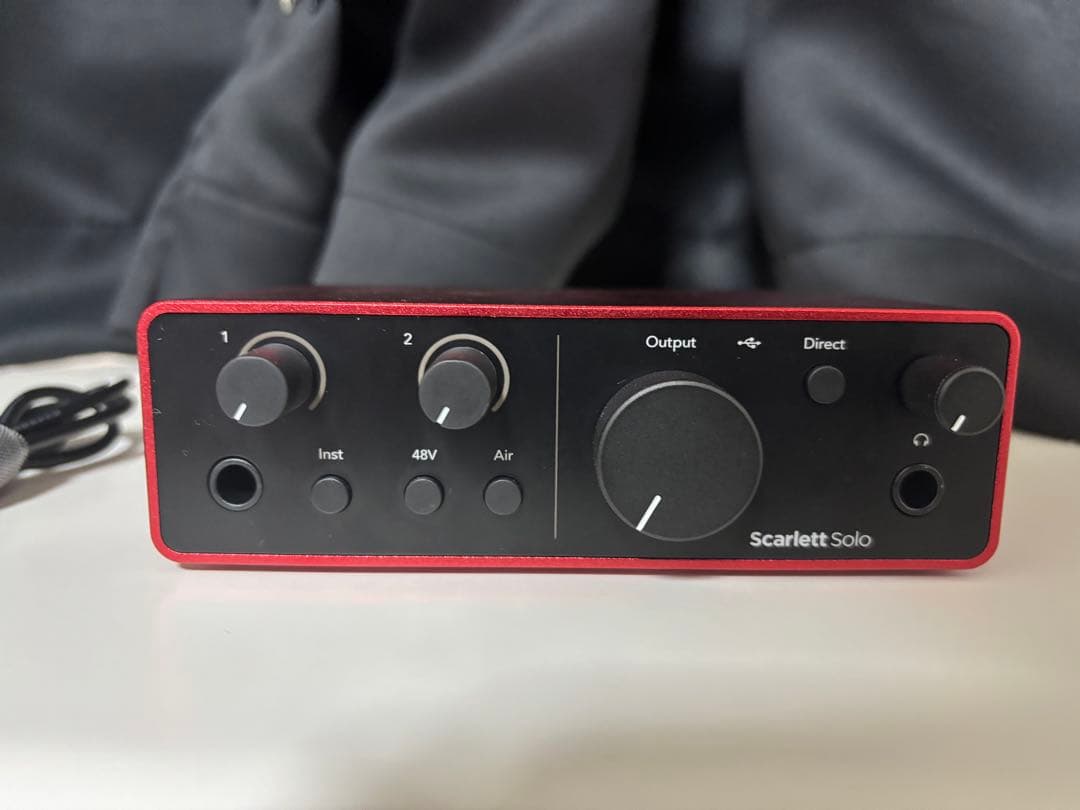 DTM・DAW Focusrite Scarlett Solo gen.4
