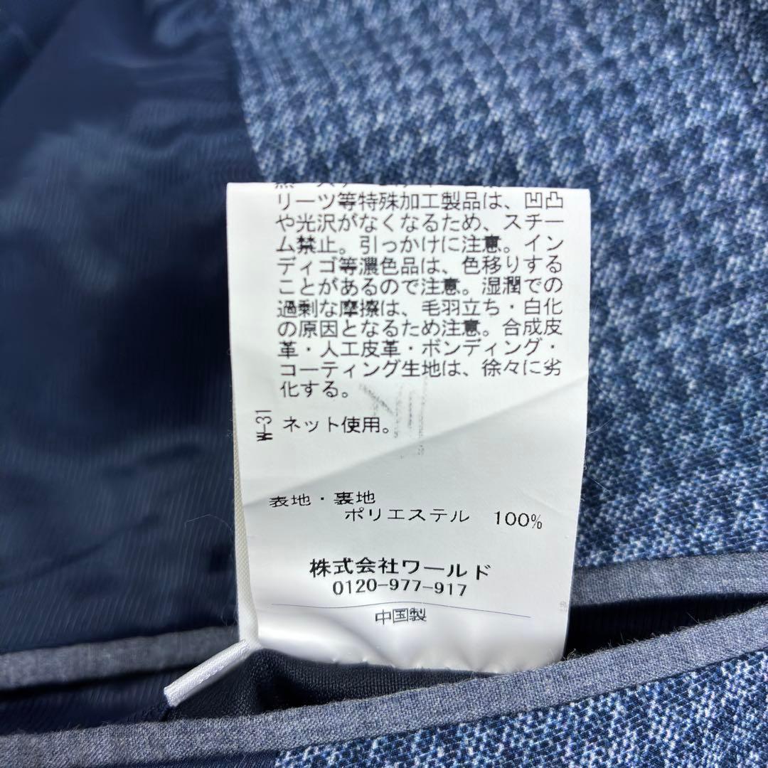 美品　タケオキクチ　シティーセッター　千鳥格子　アンコンジャケット　XL