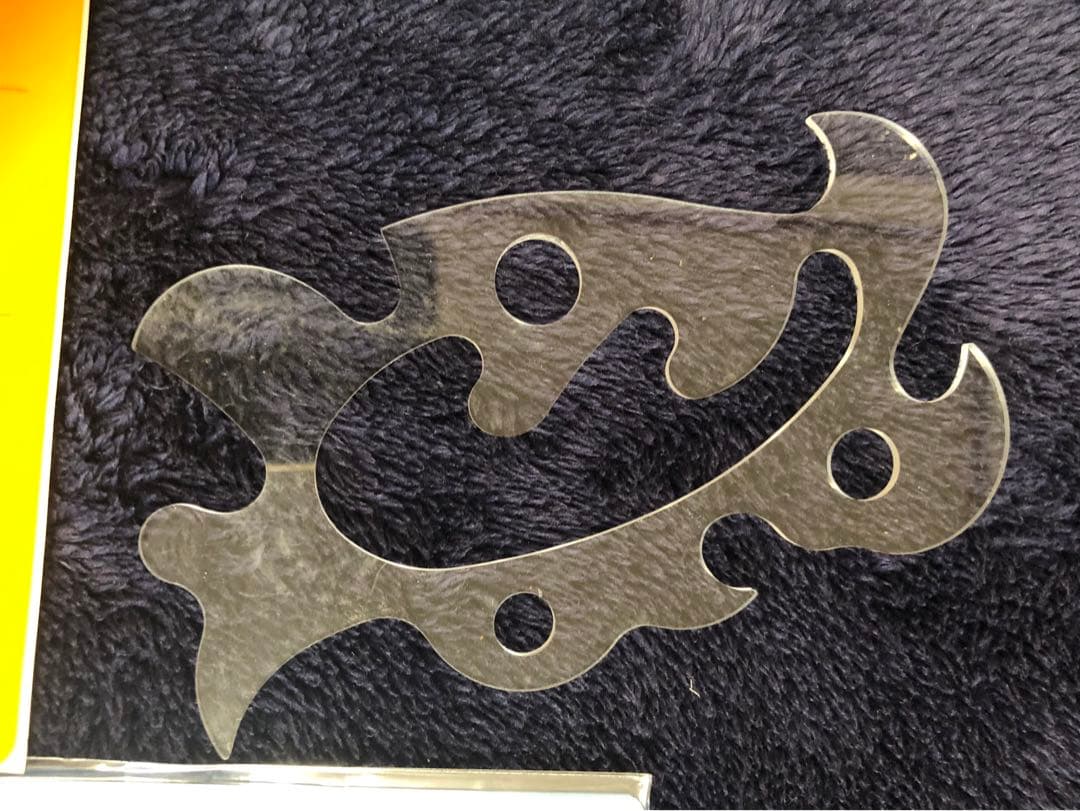 日本宝飾クラフト学院　ジュエリーデザイン画　テンプレート11枚＋雲形定規　セット