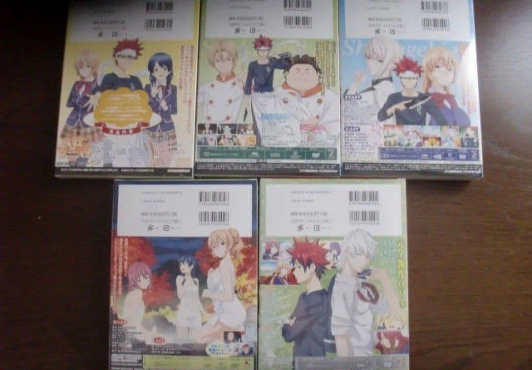 食戟のソーマ 1～36巻 全巻初版帯付 未開封 アニメDVD特装版 ファンブック