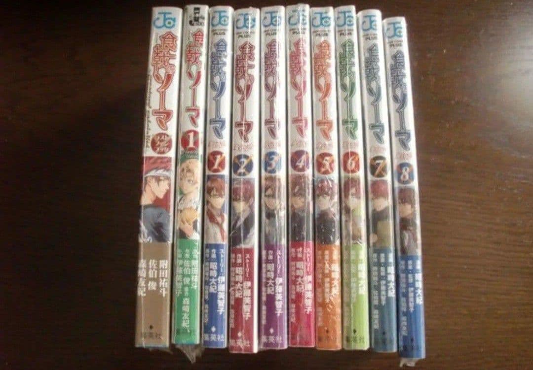 食戟のソーマ 1～36巻 全巻初版帯付 未開封 アニメDVD特装版 ファンブック