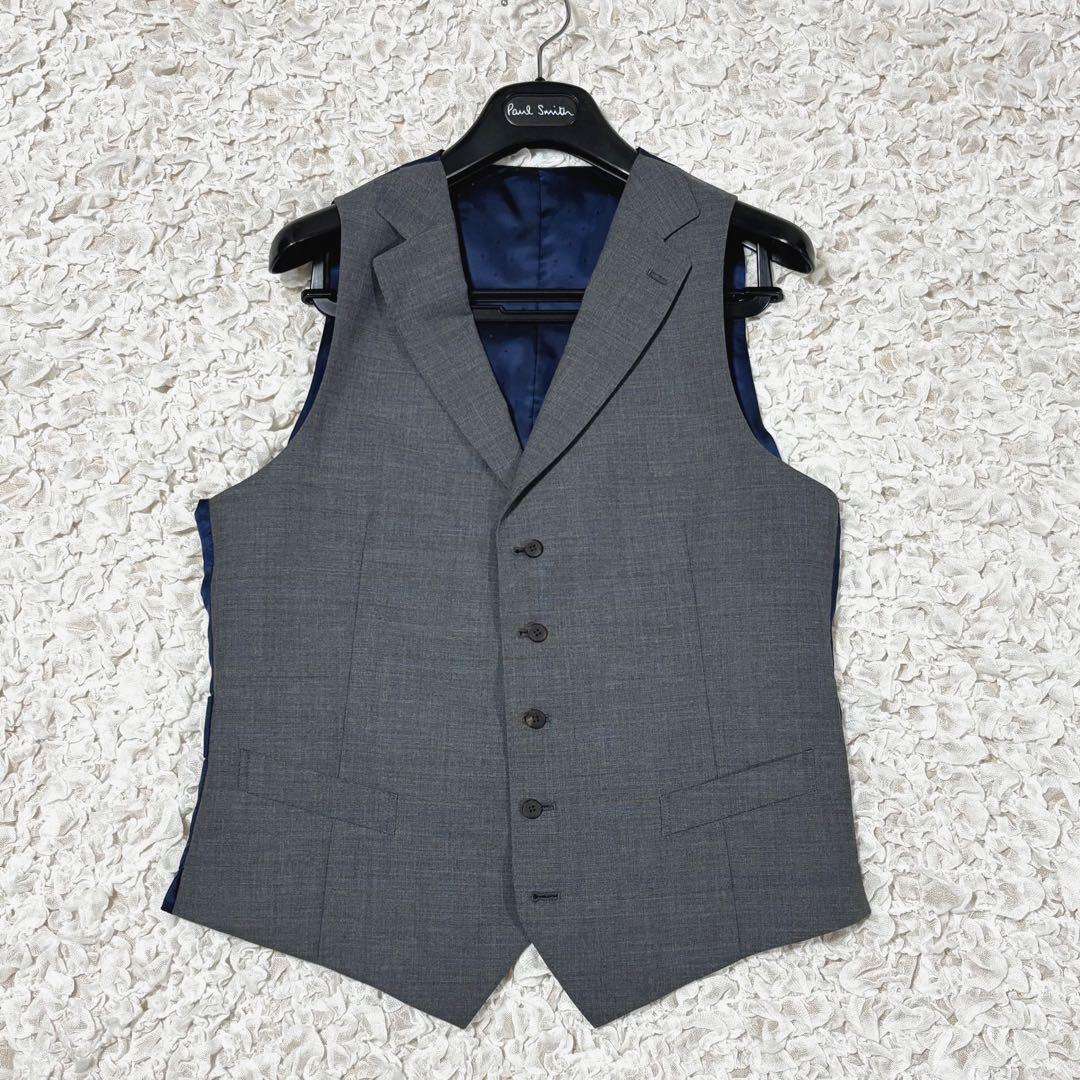 美品 アルチザン マーチンソン スーツ 3ピース セットアップ チェック グレー