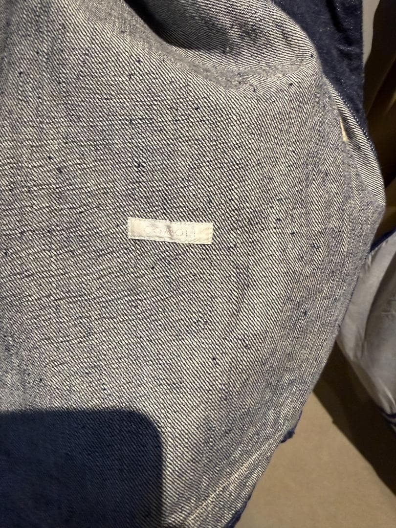 【試着のみ/サイズ3】COMOLI デニムワークジャケット インディゴ 21AW