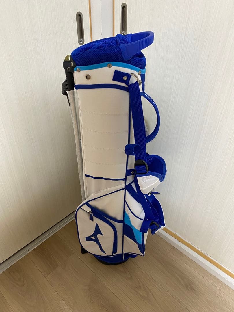 ミズノ MIZUNO キャディバッグ ホワイト/ブルー 新品未使用