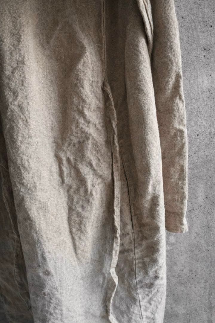 ネストローブ nestrobe リネンカシュクールガウンコート