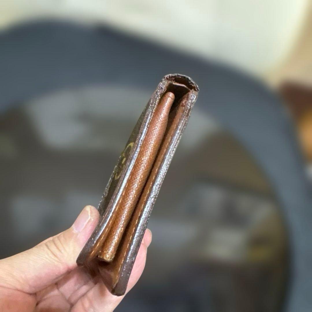 ⑦☆在庫SALE/良品☆モノグラム♪マルコ☆2つ折り財布★ポケット有