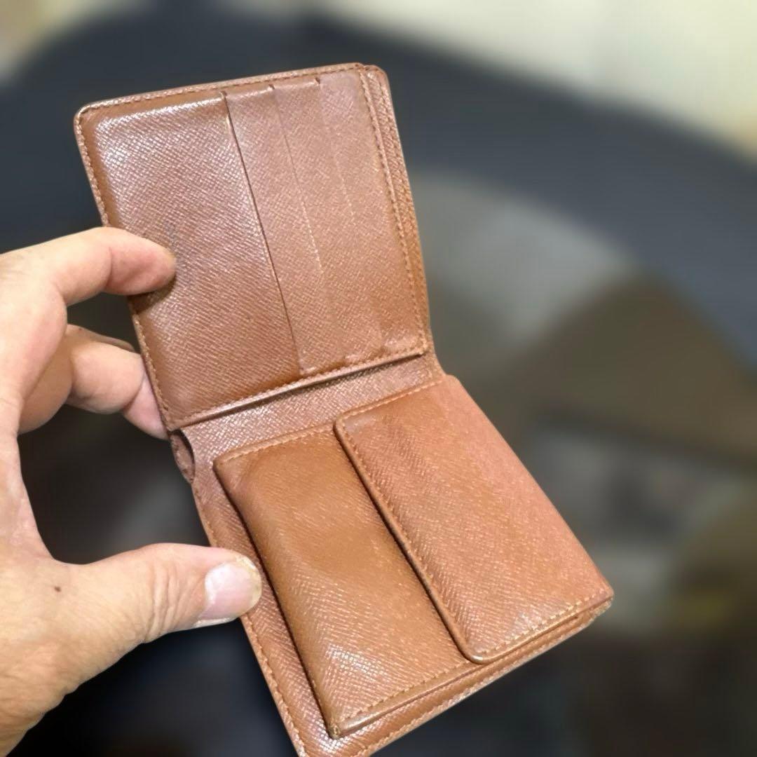 ⑦☆在庫SALE/良品☆モノグラム♪マルコ☆2つ折り財布★ポケット有