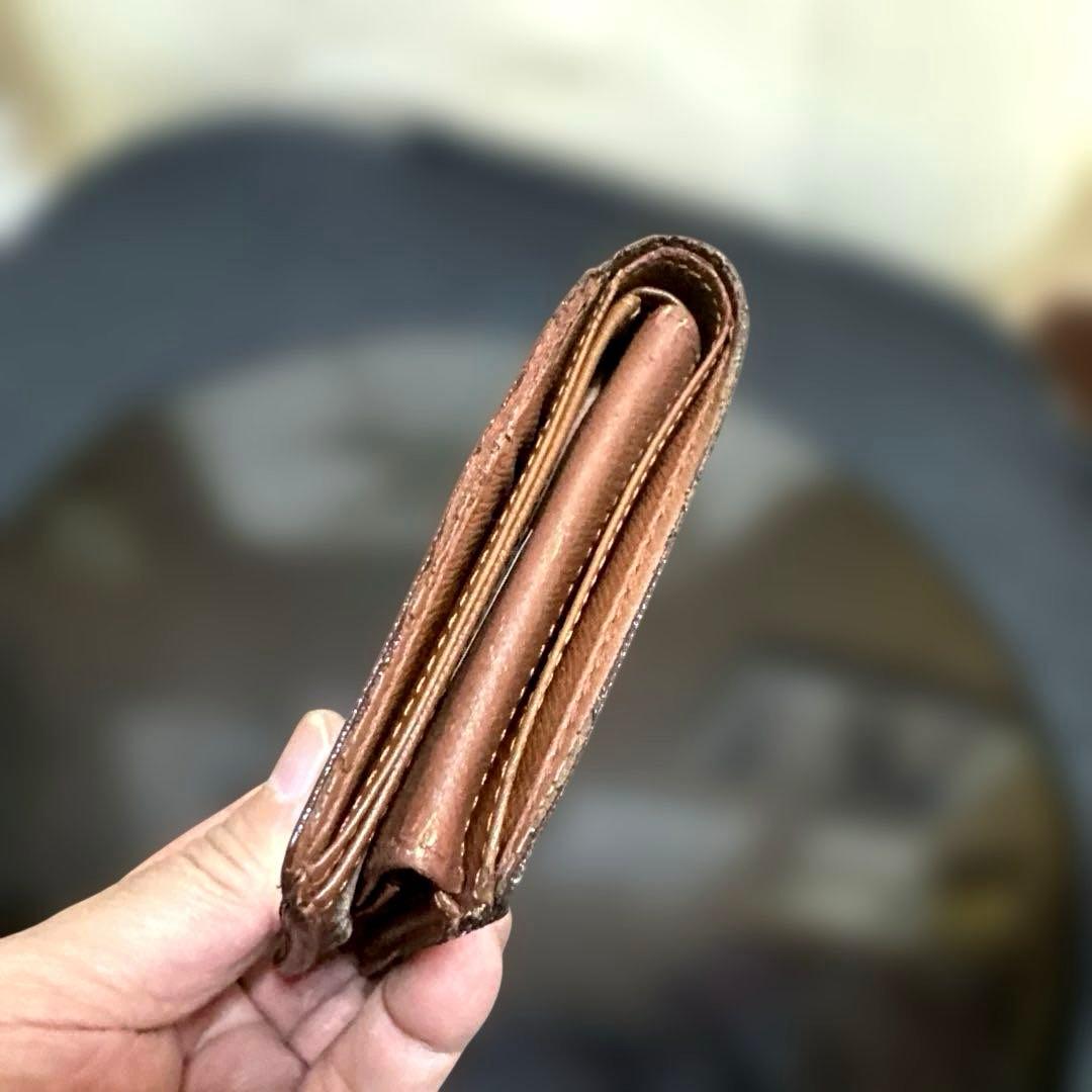 ⑦☆在庫SALE/良品☆モノグラム♪マルコ☆2つ折り財布★ポケット有