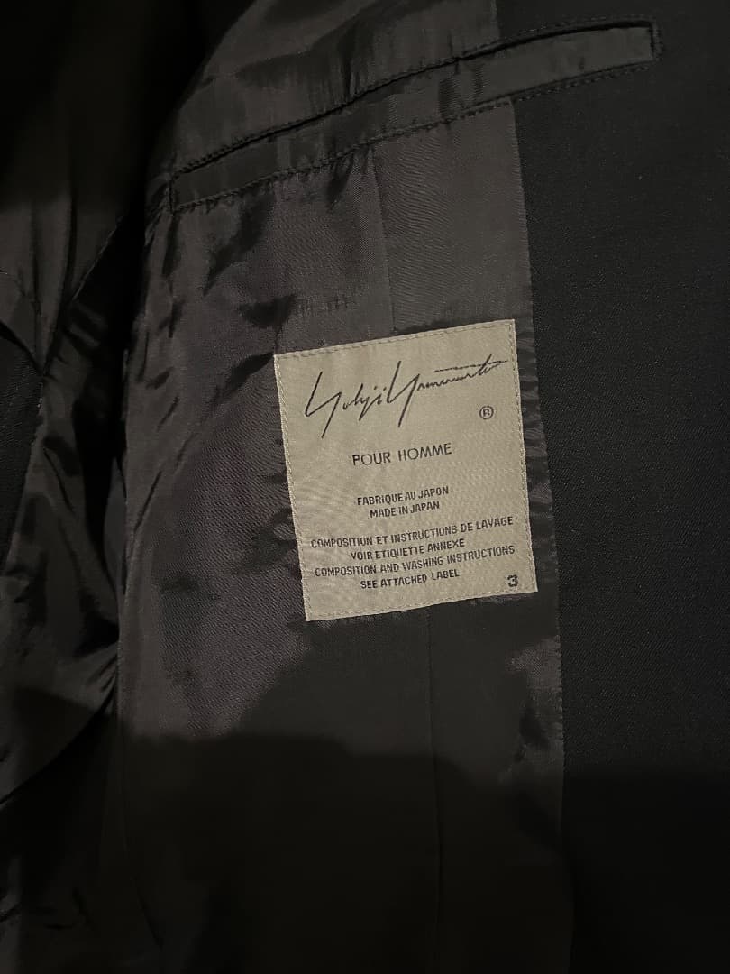 yohji yamamoto POUR HOMME 19SS ラップポケットJK