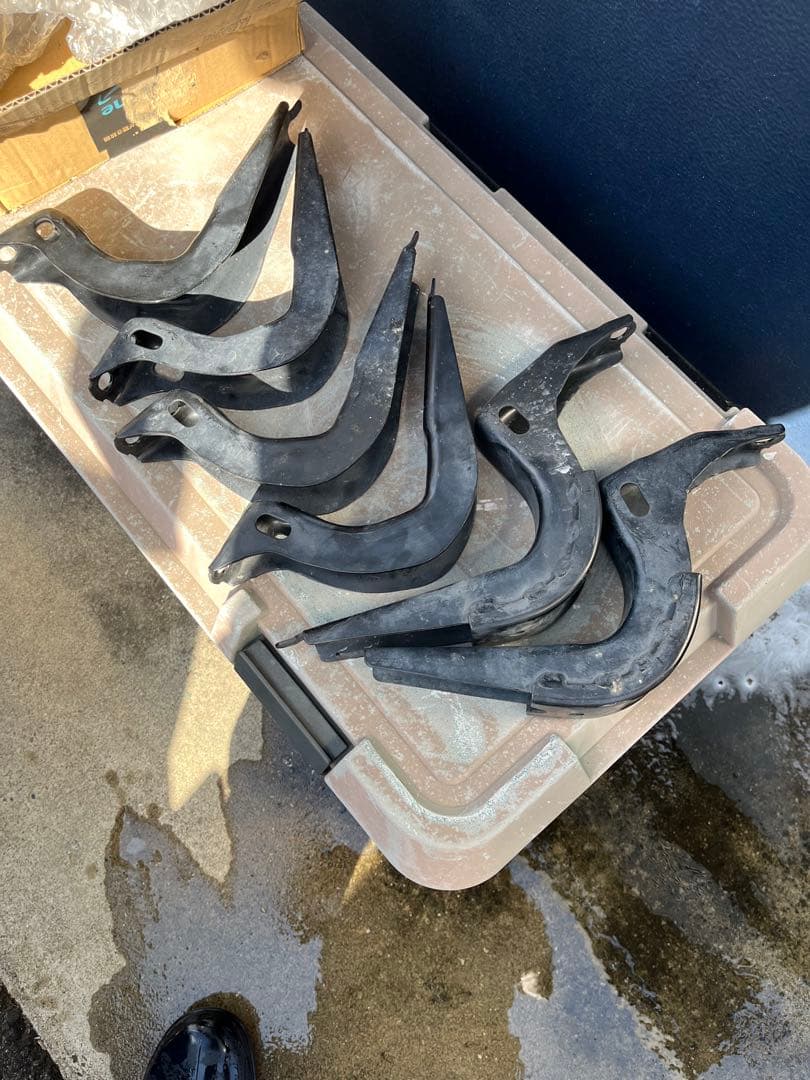 FJクルーザー 純正 サイドステップ 左右セット 金具付き