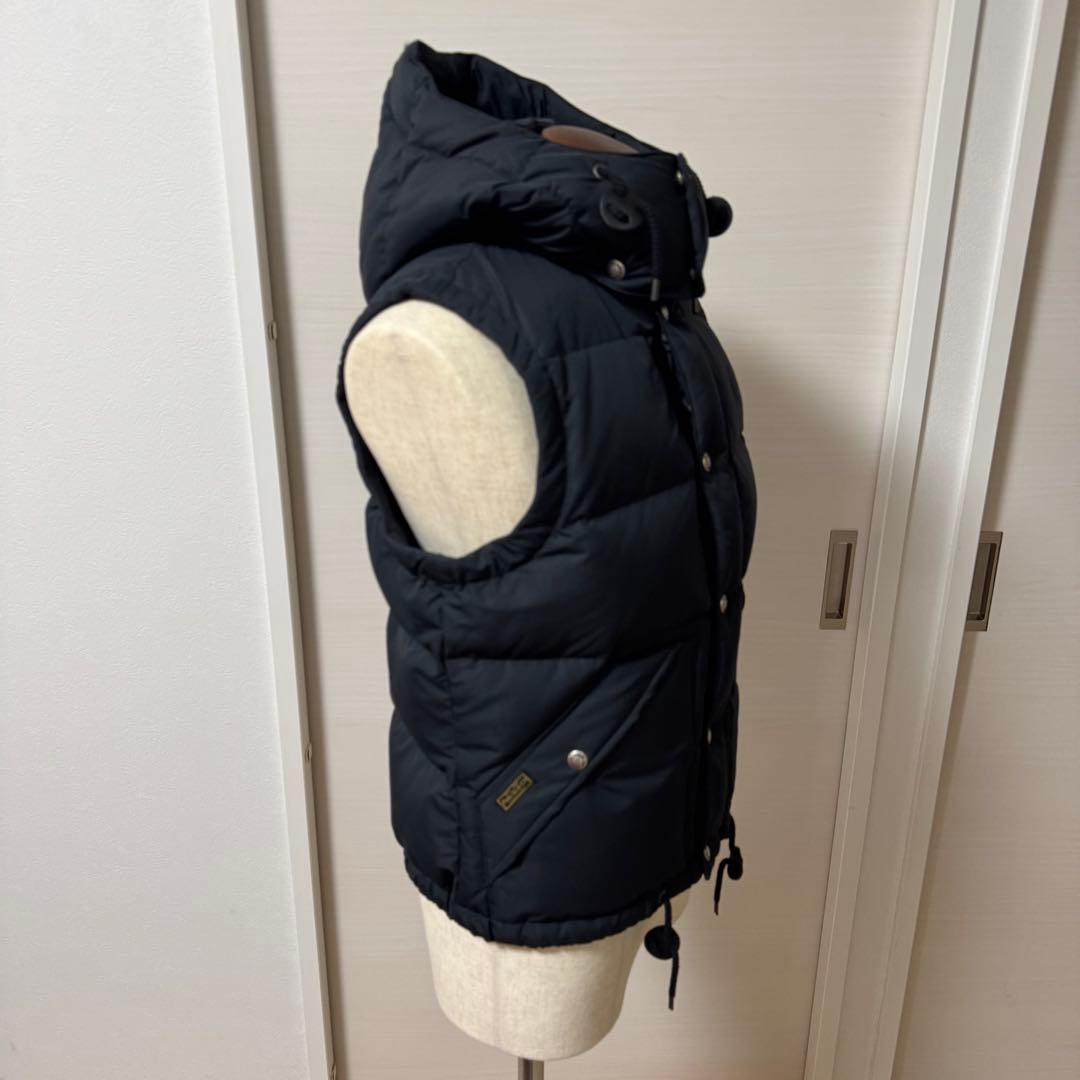 【レディース】【新品】サイズM ポロ　ラルフローレン ダウンベスト　ブラック