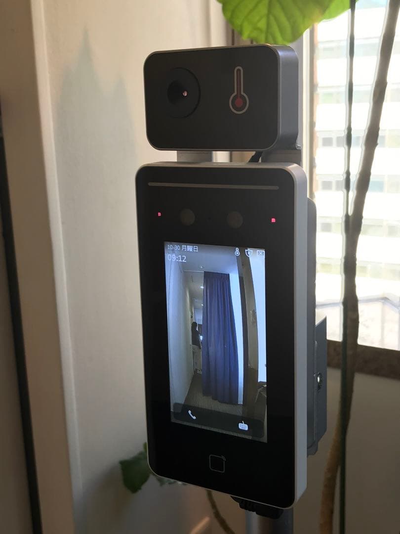 体表面温度測定 AI顔認証 勤怠管理サーモカメラ DS-K1T341BMI-T