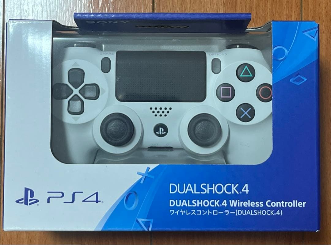 PS4 DUALSHOCK4 グレイシャー・ホワイト　コントローラー　純正