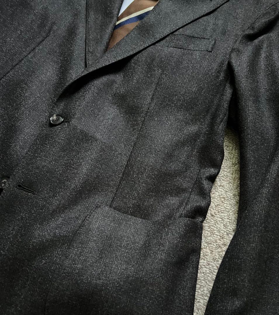 DRESSTERIOR スーツ 46 REDA Super110 ブラウン　茶色