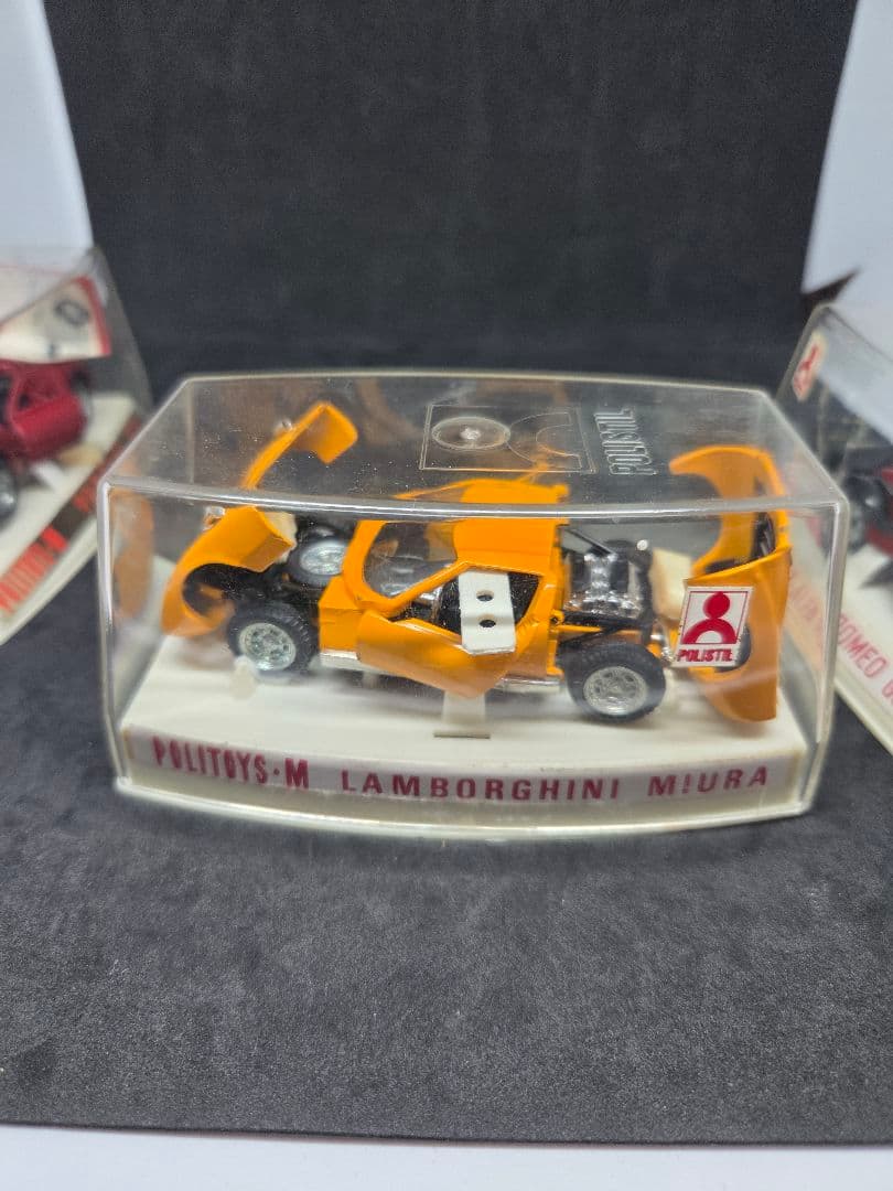 お*く様 ヴィンテージ POLITOYS ミニカー 3台セット イタリア 1/4