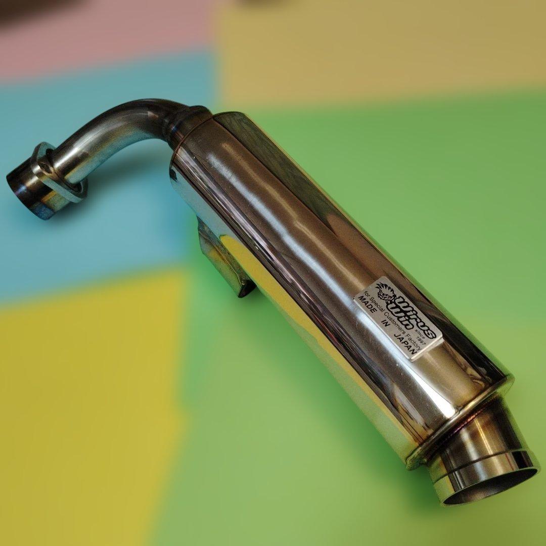 エイプ50FI ウイルズウィン ロッドショートマフラー