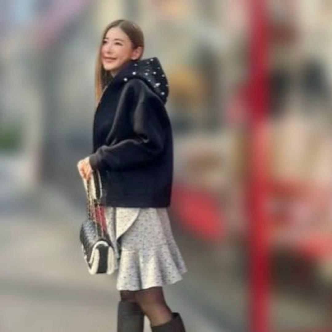 オブリ obli 完売パールパーカー　ブラック