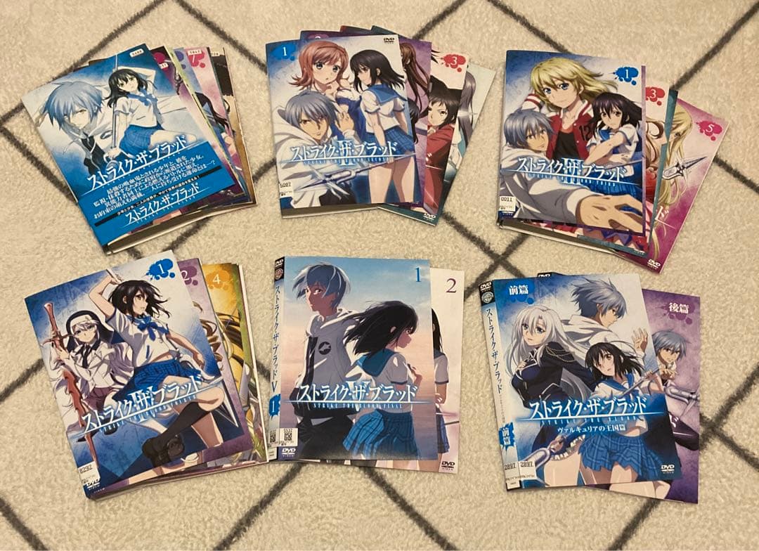 ストライク・ザ・ブラッド　 DVD 1期〜5期　全巻セット　アニメ　レンタル落ち