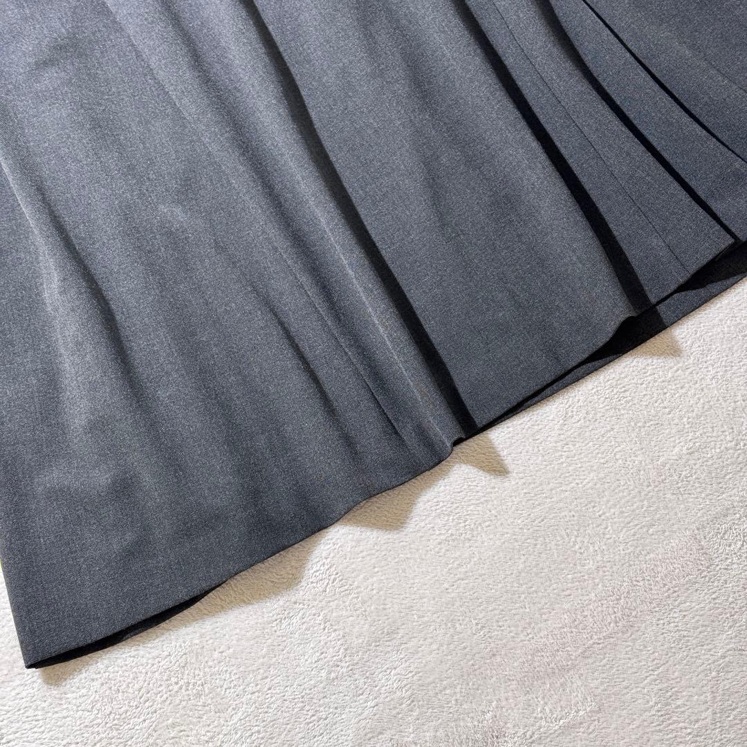 北欧、暮らしの道具店　サイドタックのサロペットスカート　キャミワンピース　グレー