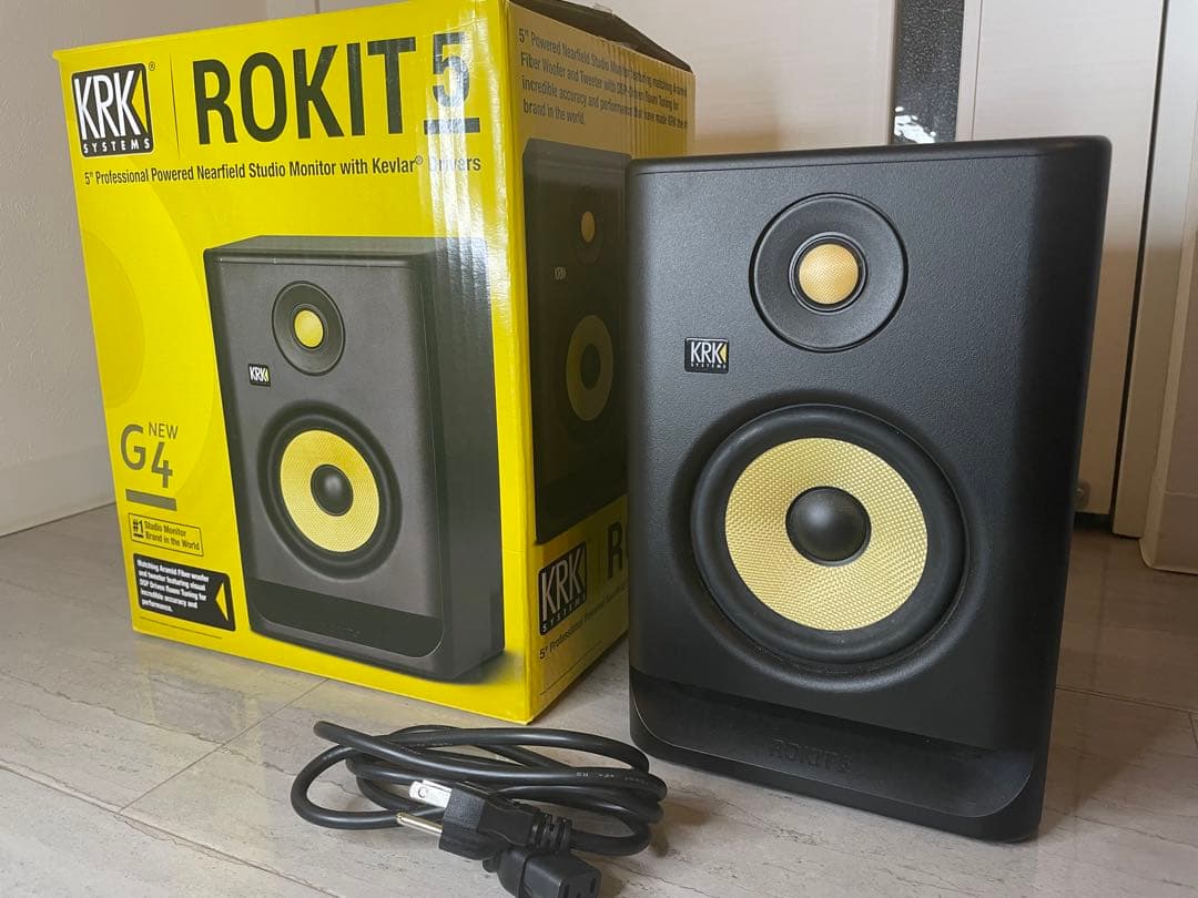 KRK ROKIT RP5G4 (Black) 1本