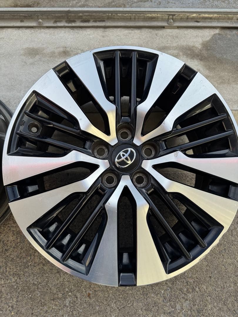 アルファード30後期 純正ホイール 18インチ 4本セット 小傷あり トヨタ純正