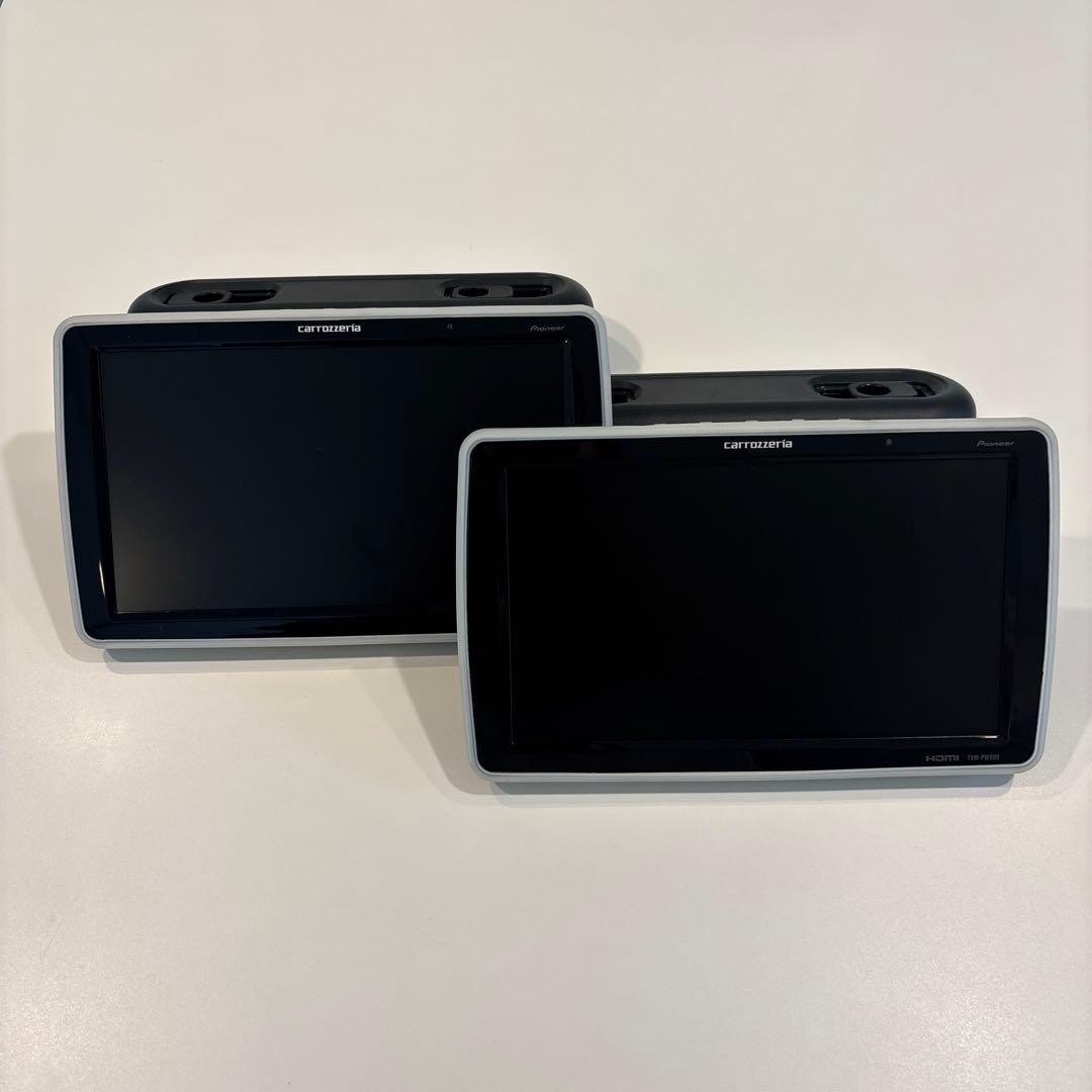 カロッツェリアTVM-PW900T ヘッドレストモニター 2台セット