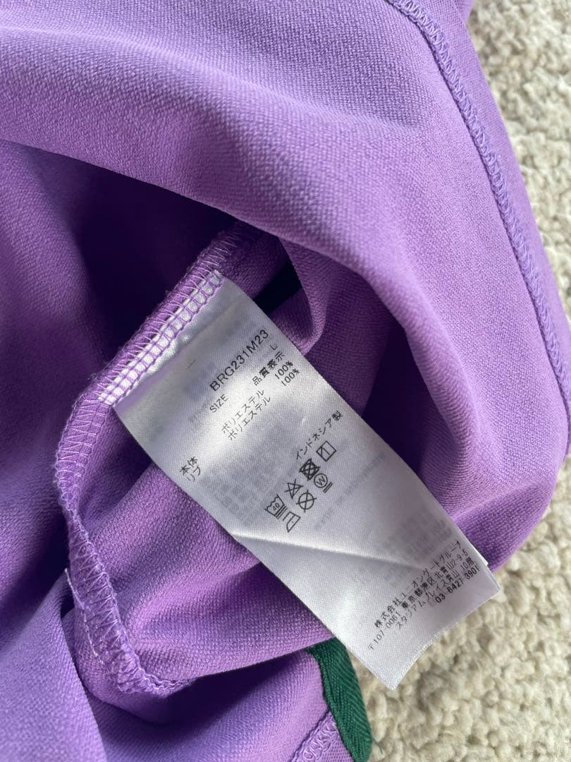 美品✨大きいサイズ【BRIEFING】ポロシャツ 現行 23ss 刺繍ロゴ L