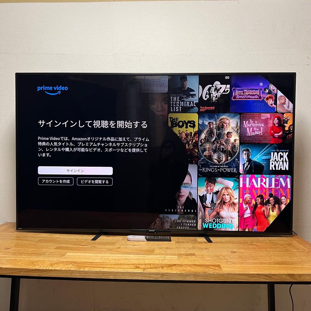 シャープ 70インチ 4K 液晶テレビ AQUOS 4T-C70CN1