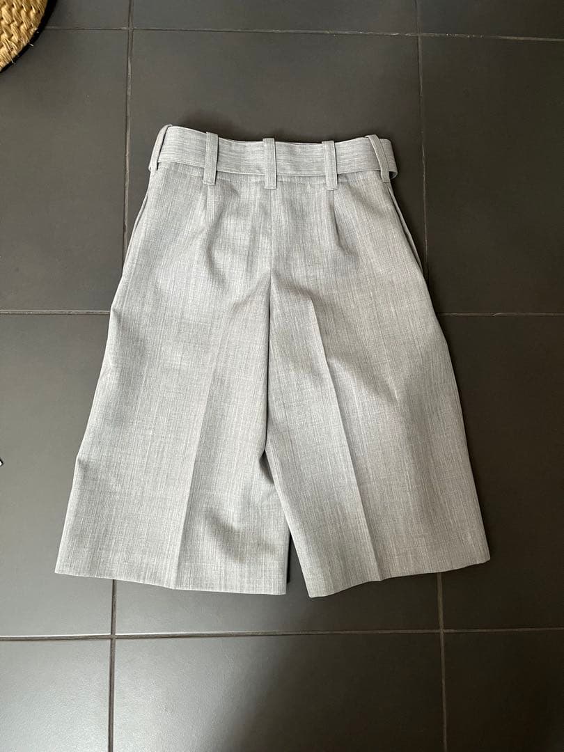 ジルサンダー　ウールバミューダハーフパンツ　テーラードパンツ　一度短時間使用