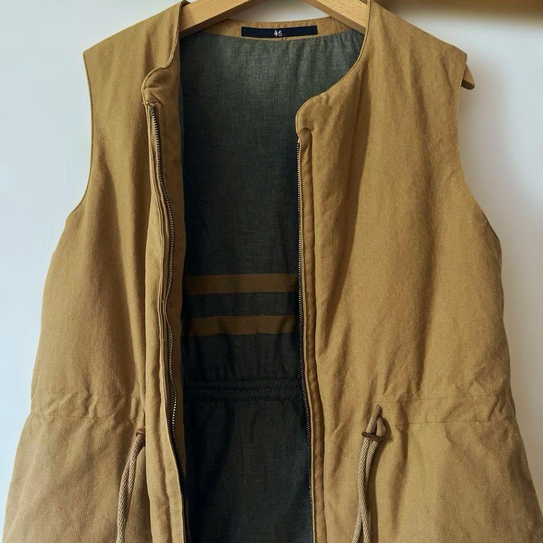 45rpm コットン　ダウンベスト　華夏