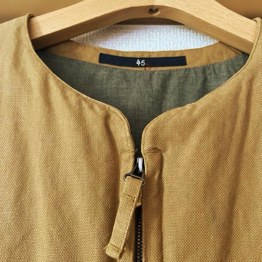 45rpm コットン　ダウンベスト　華夏