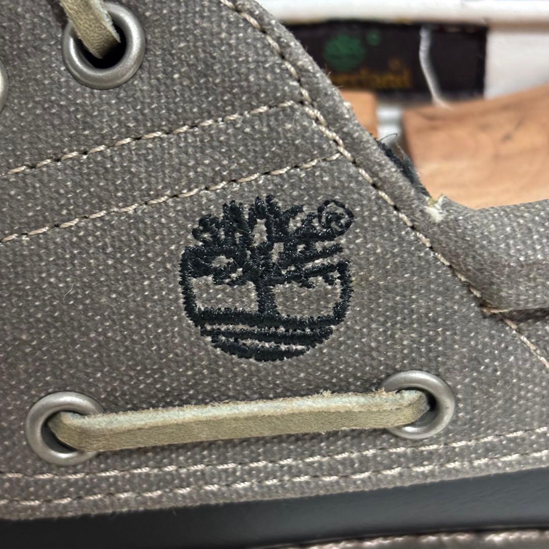 【アッパー美品】ティンバーランド 3eye ブラック 7W デッキシューズ