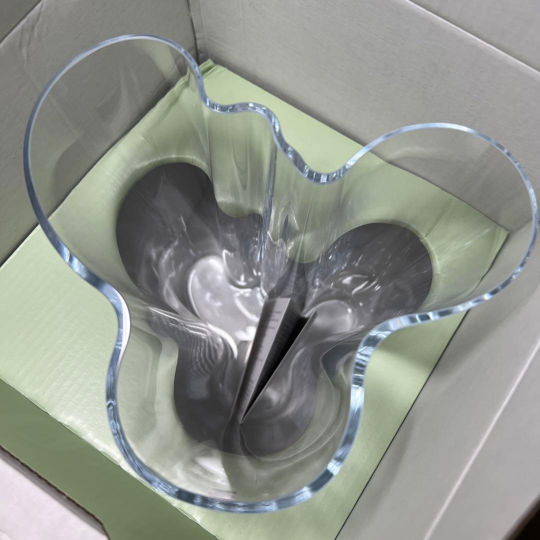 イッタラ アルヴァ・アアルト コレクションフラワーベース 花瓶 251mm 透明