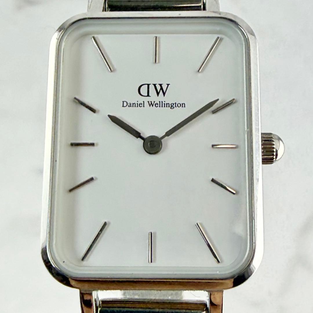 【新品電池】 美品 ダニエルウェリントン クアドロ DW00100438