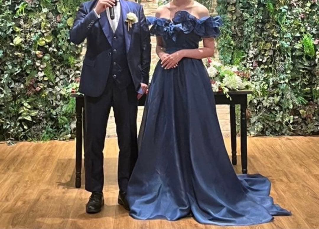 【THE URBAN BLANCHE】ビタミンドレス　ネイビー